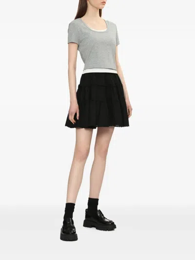 Tout A Coup Layered T-shirt In Grey