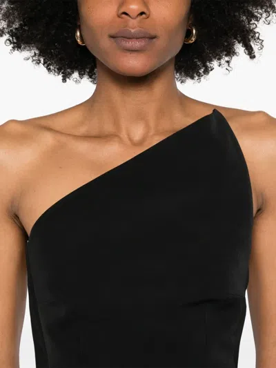 Moos Studio Triangle Of Love Maxi Dress In Black