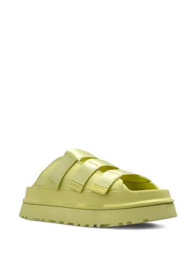 Ugg 44mm Golden Glow Tpu Sandals In Green