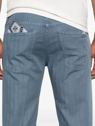 Jacob Cohen Scott Trousers In Blue