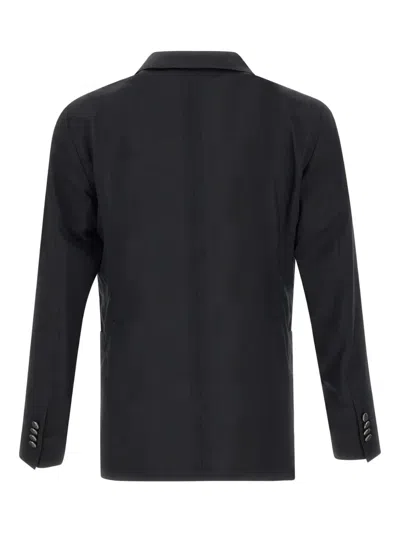 Tagliatore Two-button Blazer In Black