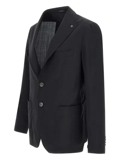 Tagliatore Two-button Blazer In Black