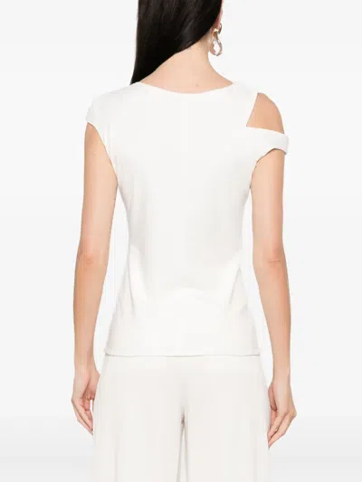 Moos Studio Asymmetric Top In White