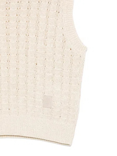 Eleventy Knitted Vest In Neutrals