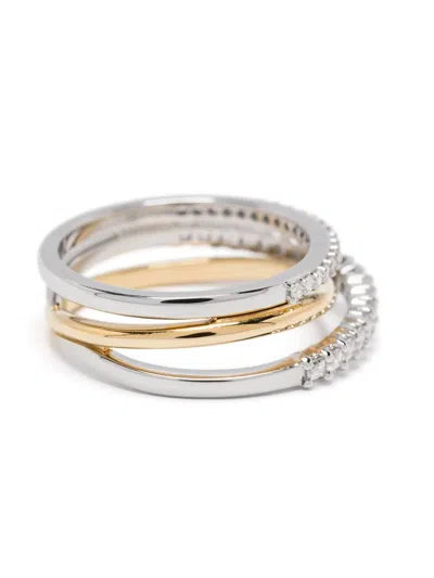 Swarovski Hyperbola Ring In Silver