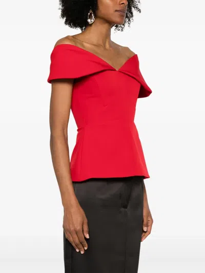 Moos Studio Sleeveless Top In Red