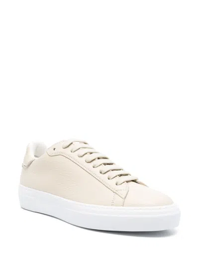 Fabiana Filippi Suede Sneakers With Classic Lace-up Design In Neutral