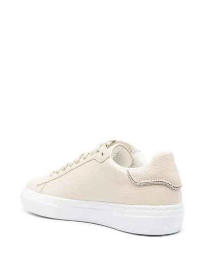Fabiana Filippi Suede Sneakers With Classic Lace-up Design In Neutral