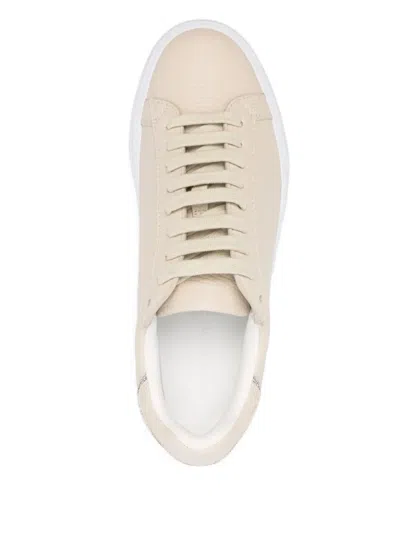 Fabiana Filippi Suede Sneakers With Classic Lace-up Design In Neutral