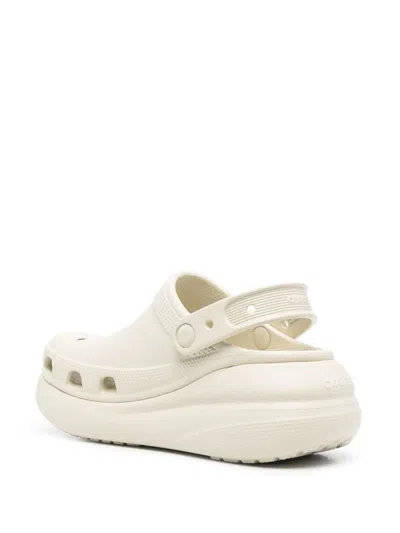 Crocs Ankle-strap Sliders In Neutral