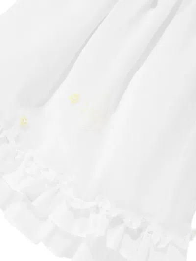 Sarah Louise Baby Girls Smocked Dress In White