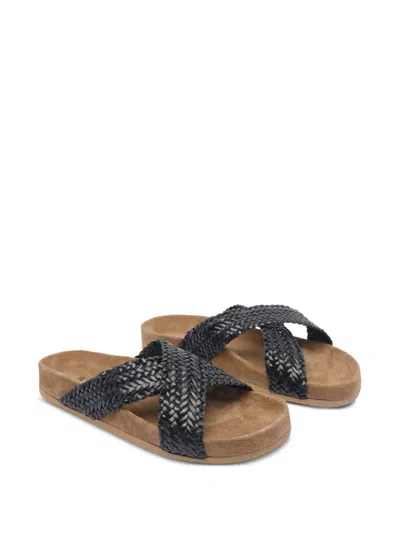 Dragon Diffusion Sandals In Black