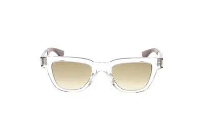 Saint Laurent Full Frame Sunglasses In Nude