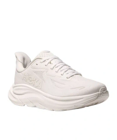 Hoka Streamlined White Sneakers With Cushioned Sole