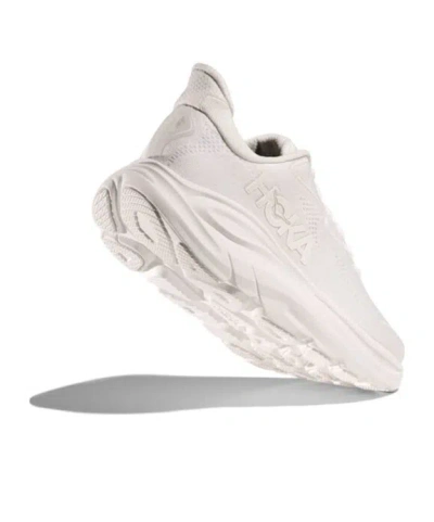 Hoka Streamlined White Sneakers With Cushioned Sole