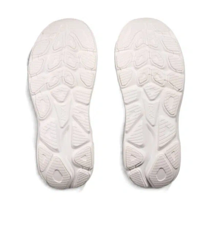 Hoka Streamlined White Sneakers With Cushioned Sole