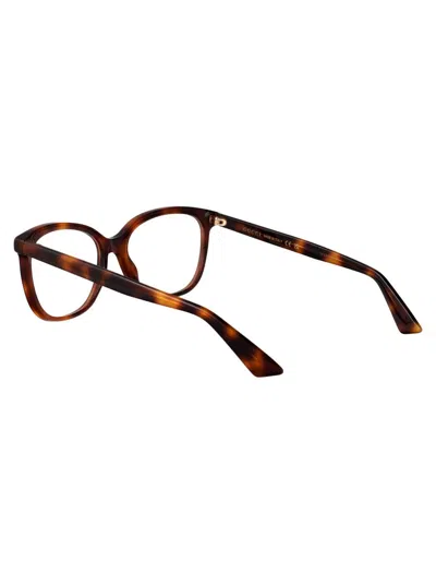 Gucci Havana-havana-transparent Recycled Acetate Glasses In Havana-havana-transparent