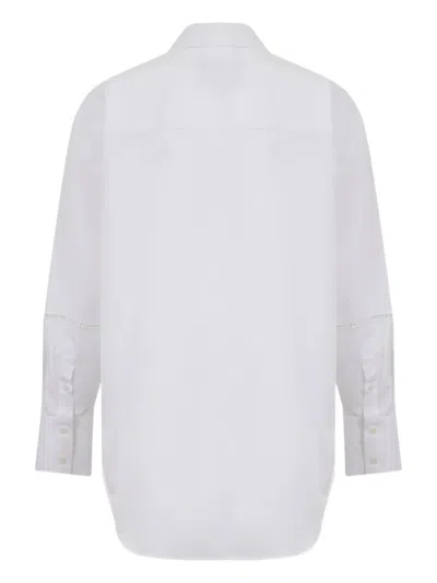 Msgm The Mwave Shirt In White