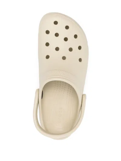 Crocs Classic Platform Lined Sabots Femmes Bone 36 In Neutral