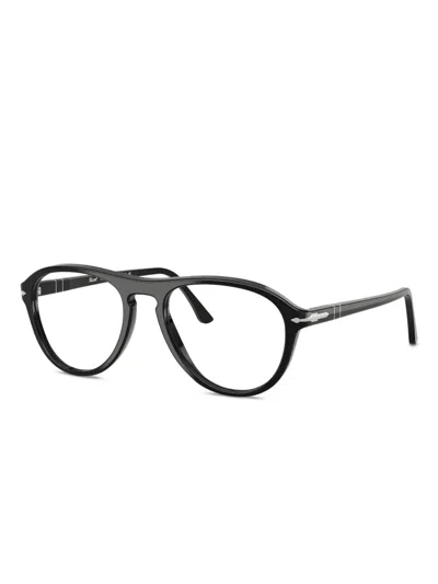 Persol Pilot-frame Glasses In 黑色