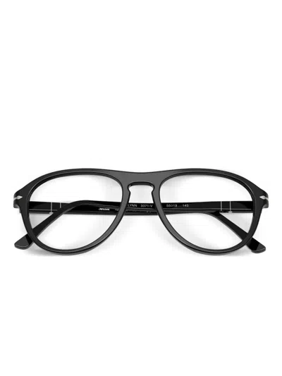 Persol Pilot-frame Glasses In 黑色