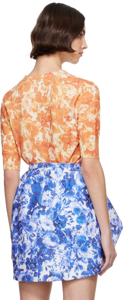 Bally Rosengarten Print Cardigan In I2c2 - Multikoi