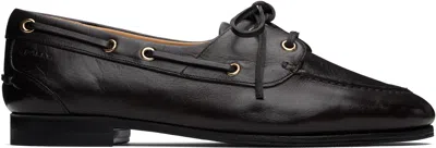 Bally Plume Boat-style Flat Shoes In Brown