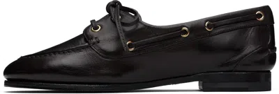 Bally Plume Boat-style Flat Shoes In Brown