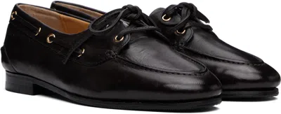 Bally Plume Boat-style Flat Shoes In Brown