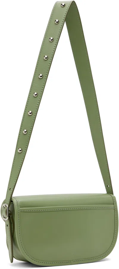 Bally Beckett Safety-pin Detail Mini Bag In Green