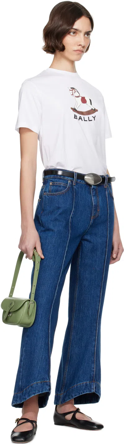 Bally Beckett Safety-pin Detail Mini Bag In Green