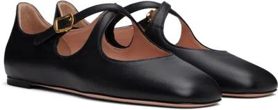Bally Baunty Ballerina Shoes In U901 - Black
