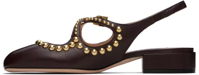 Bally Rina High Heel Sandals In U8h0 - Bitter Chocol