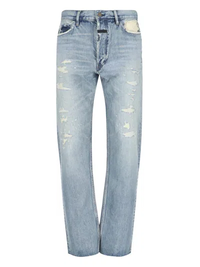 Fear Of God 5 Pocket Straight Leg In Blue