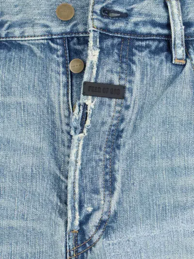 Fear Of God 5 Pocket Straight Leg In Blue