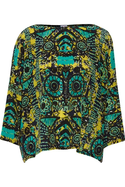 M Missoni Printed Silk Top