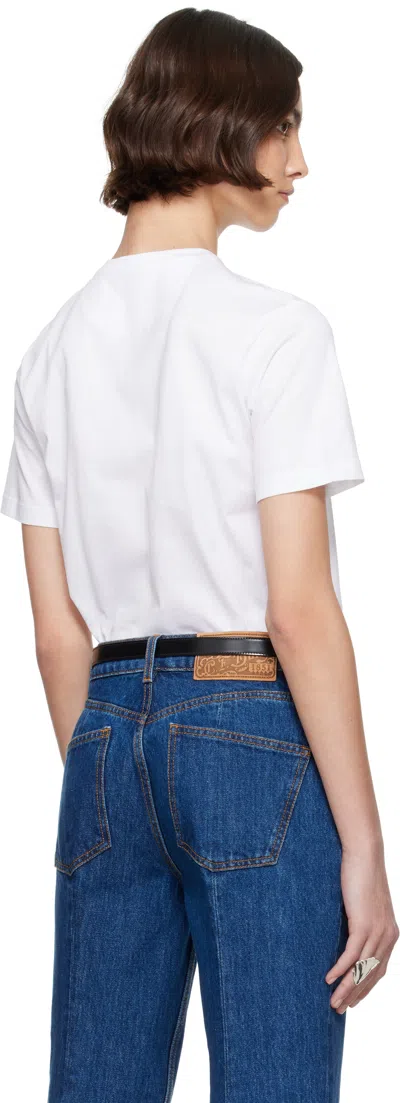 Bally Short-sleeved T-shirt In U001 - White