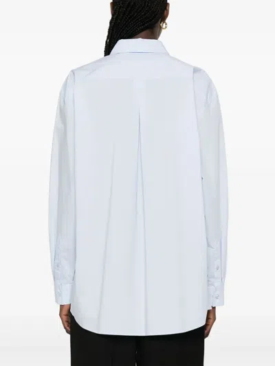 Totême Toteme Women Organic Cotton Shirt In Blau