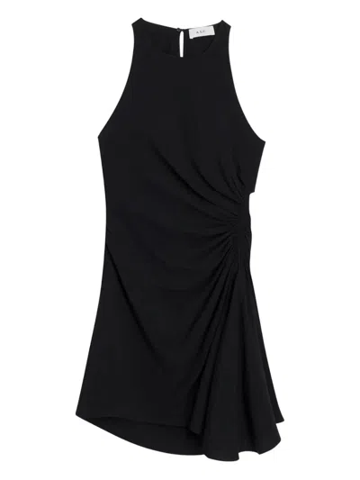 A.l.c Rue Linen Mini Dress In Black