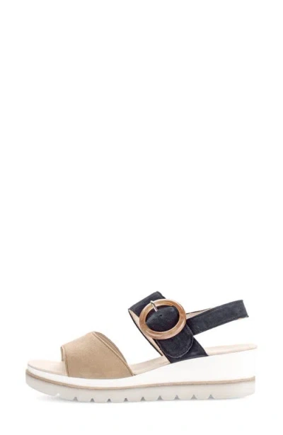Gabor Strappy Wedge Sandal In Multi