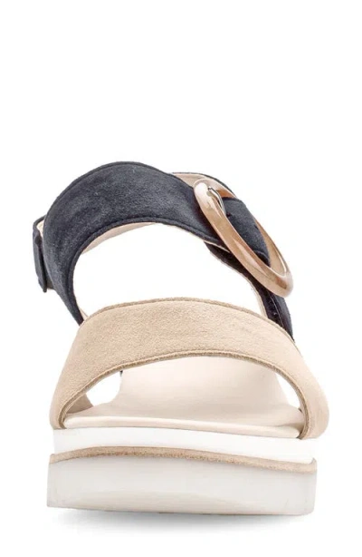 Gabor Strappy Wedge Sandal In Multi