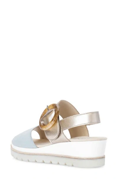Gabor Strappy Wedge Sandal In Multi