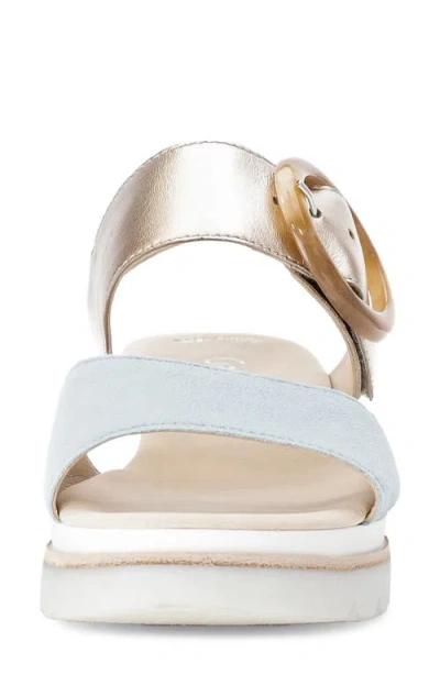 Gabor Strappy Wedge Sandal In Multi