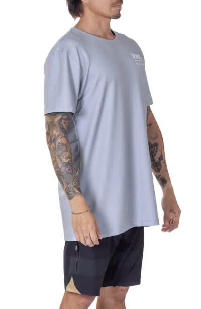 Vast Aqua Terra Elements Performance T-shirt In Heather Grey