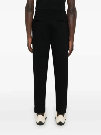 Issey Miyake Edge Ensemble Trousers In Schwarz