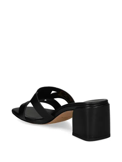 Kate Spade 60mm Double K Mules In Black