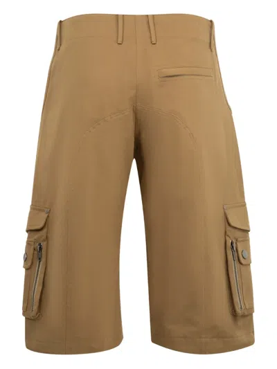 Martine Rose Khaki Utility Shorts In Green