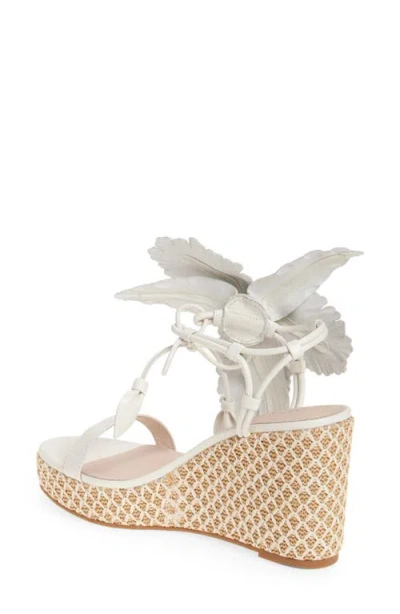 Cecelia New York Lily Platform Wedge Sandal In Alabaster Multi