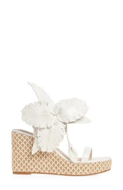 Cecelia New York Lily Platform Wedge Sandal In Alabaster Multi