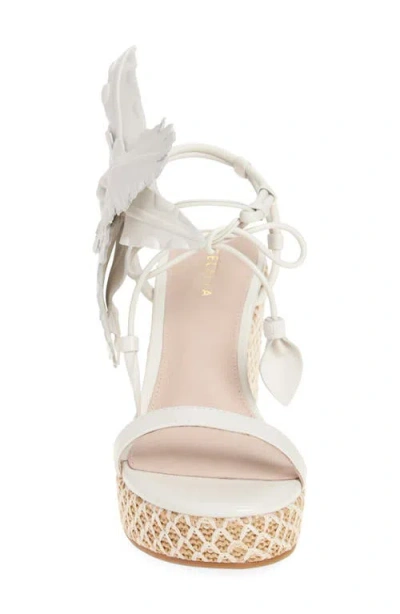 Cecelia New York Lily Platform Wedge Sandal In Alabaster Multi